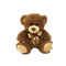 La peluche de Brown Teddy Bear Toy Big Bear de valentines 5,9&quot; accompagnent la fonction