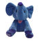 la peluche promotionnelle Toy Animated Elephant Gift Premiums d'OEM de 20 cm a bourré le jouet
