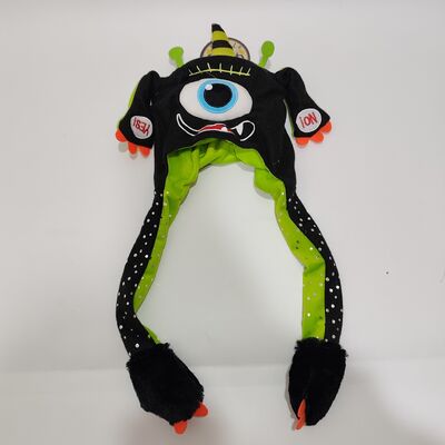 Chapeau gonflable monstre d'Halloween mignon, costume de fête amusant et doux