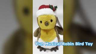 Jouet oiseau Robin